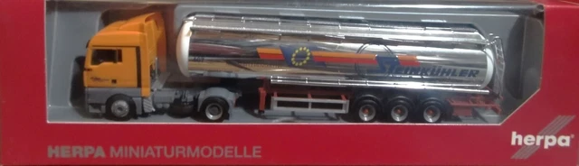 Lotto Modellini Autocarri 1:87 Herpa - MAN, Mercedes, Scania, Volvo, Treno Articolato, Usato - Foto 2