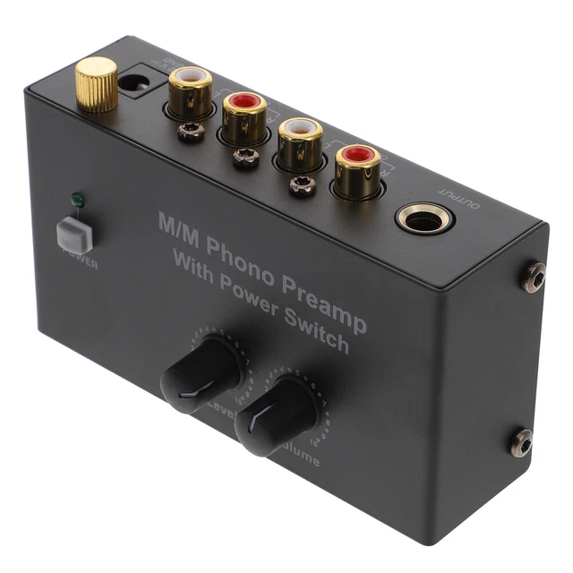 Préampli Microphone équilibré 10-60 DB Avec Alimentation 48V - Pour Enregistrement Studio, Podcast, Streaming - 12
