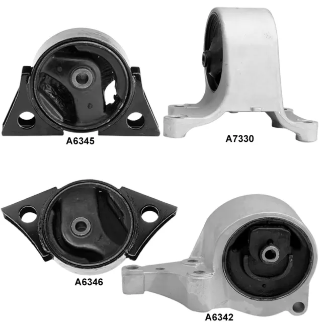 Transmission And Motor Mounts 4PCS Kit For 93/01 Nissan Altima 2.4L MANUAL Only!