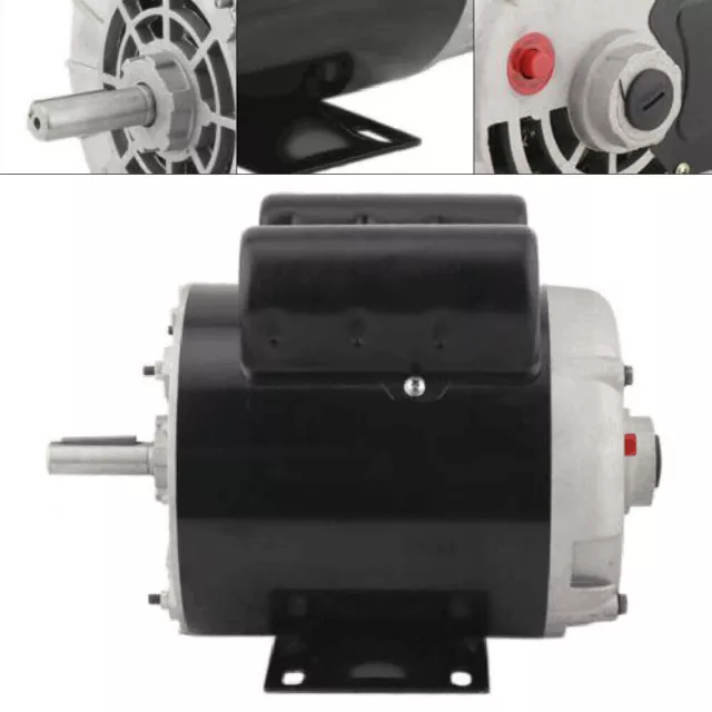 Air Compressor Electric Motor 2HP 56Frame Single Phase ODP Enclosure 3450RPM US