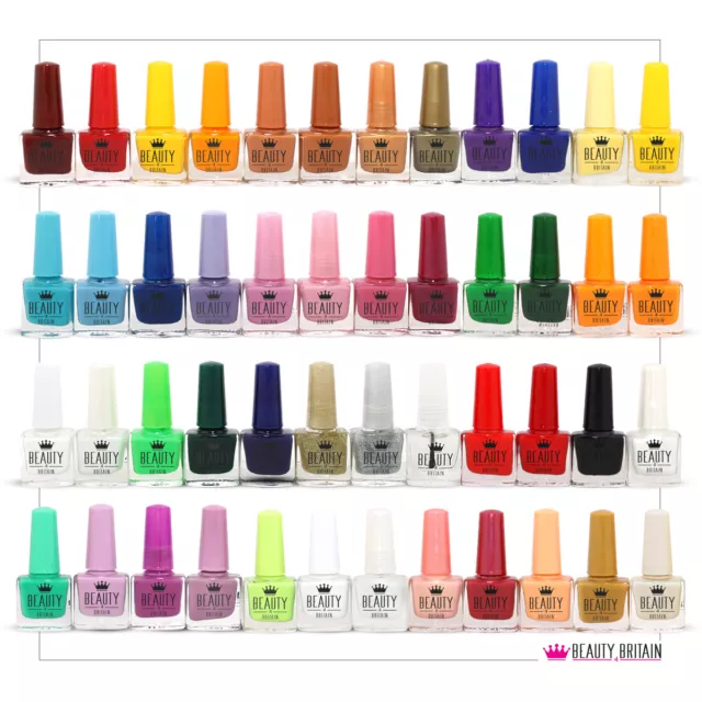 Lot de 48 Vernis à Ongles 48 Couleurs Vives et Modernes 2 Boîtes à Cadeaux