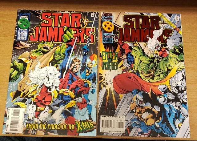 Starjammers 1-4 Complete Mini-Series (Marvel Comics)