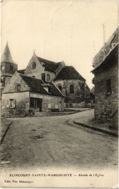 CPA AK ELINCOURT Ste-MARGUERITE Abside de l'Église (424134)