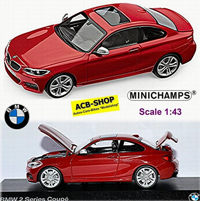 BMW Série 2 Coupé 2014 Rouge – Minichamps 1/43 – Collection Série Rouge (Ref 80422336870)