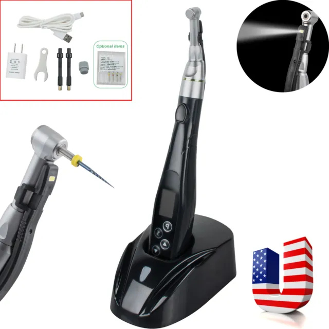 Cordless Dental LED Motor Root Canal dontic Treatment 16:1 Denshine Handpiece