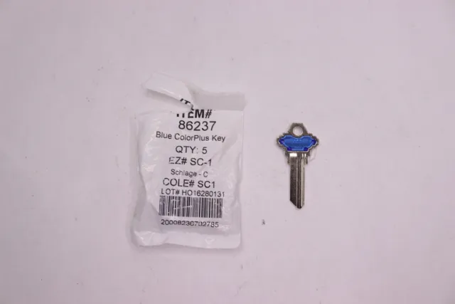 Hillman ColorPlus House/Office Key Blank Single 86237