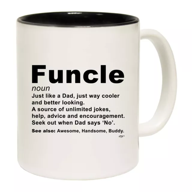 Funcle Noun Uncle GIFT BOXED Funny Mugs Novelty Coffee Mug Cup