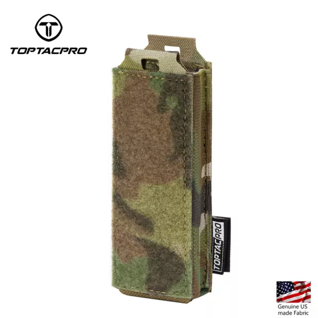 TOPTACPRO Tactical 9mm Mag Pouch Cuchillo Bolsa MOLLE Bolsa de herramienta Camo 3