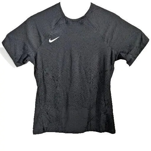 Nike Dri-Fit Precision Shirt DR0674-010 Shirt Womens Size M Breathable Knit