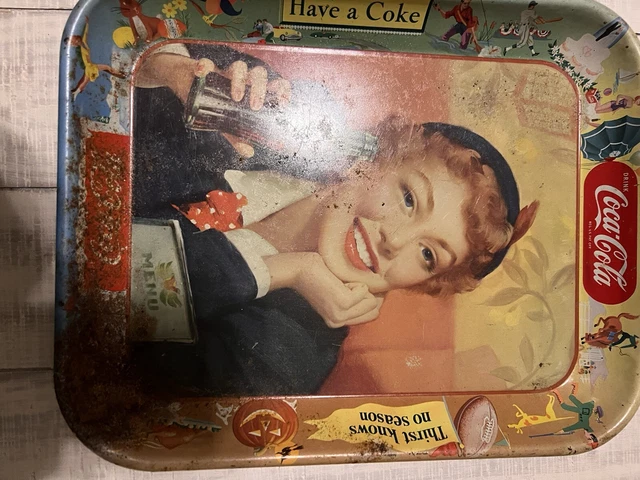 Beautiful Coca Cola Tin Tray