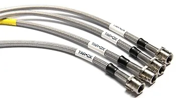 Tarox Stainless Steel Braided Brake Hoses 4 Lines for Audi RS3 8v (2015 > )
