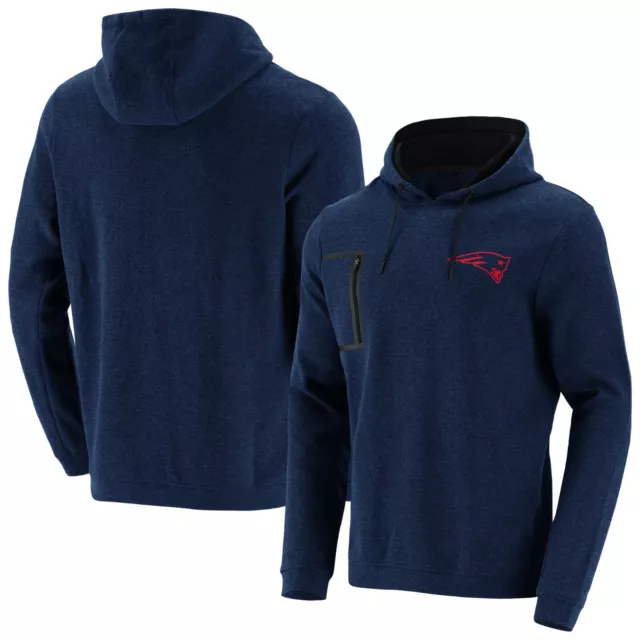 NFL Hoody New England Patriots Mono Premium Grafico con Cappuccio Felpa Pullover
