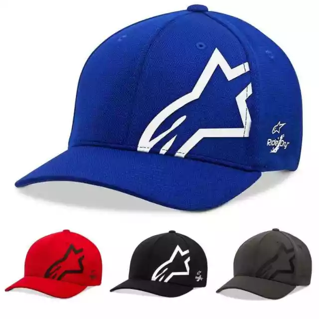 Alpinestars Corp Shift Sonic Tech Mens Caps Motorcycle Riding Flexfit Hats