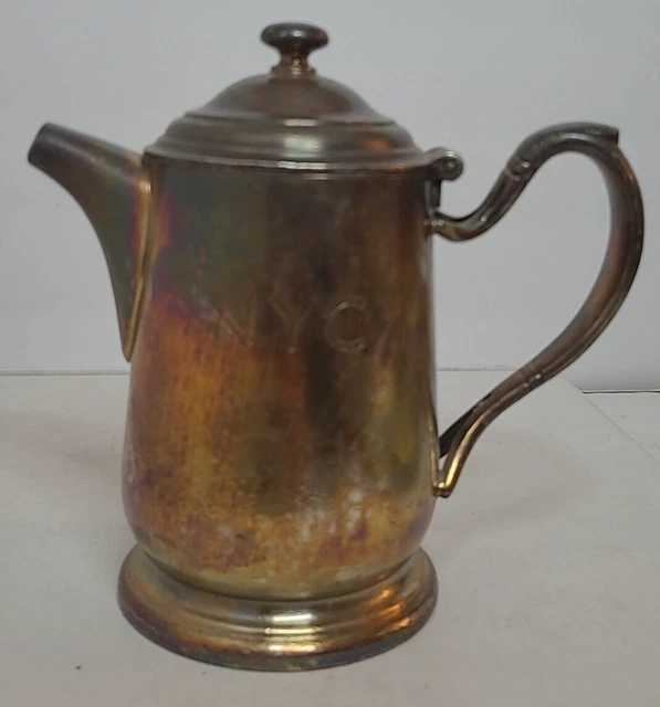 NYC New York Central Railroad Dining Car COFFEE TEA POT International Silver Co