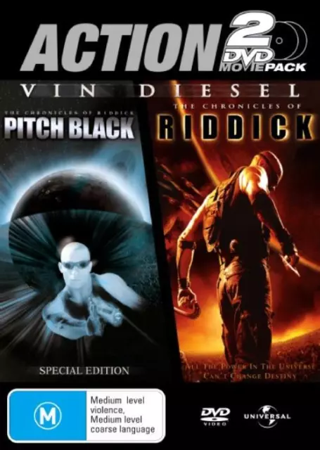 Pitch Black / Chronicles Of Riddick DVD (Region 4, 2007, 2-Disc Set) Free Post