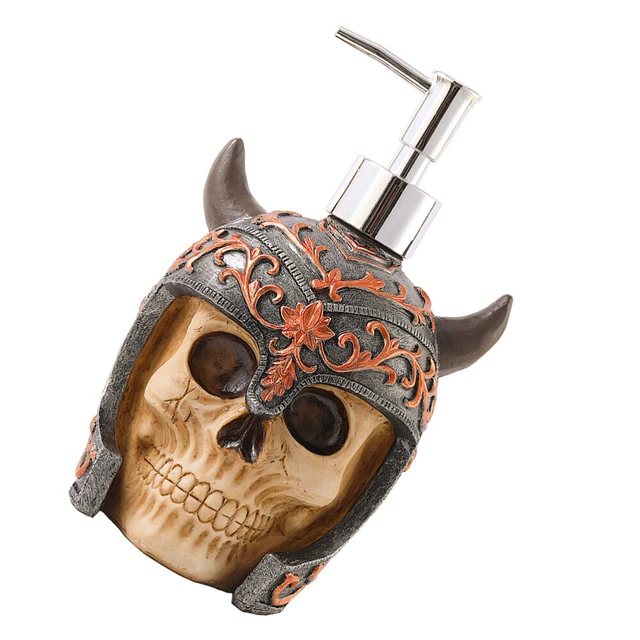 Botella de bombeo de Halloween botella de calavera líquido lavado corporal botella de loción