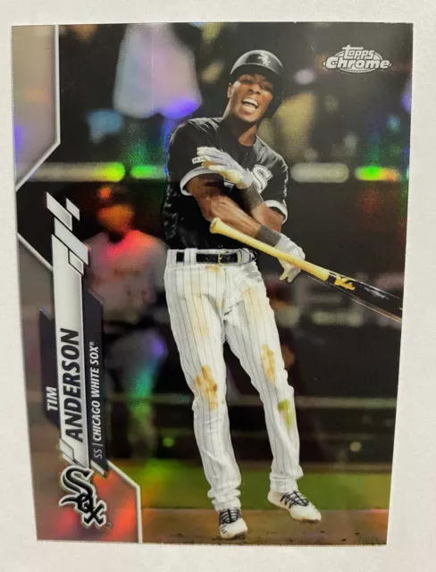 Tim Anderson~Chicago White Sox~2020 Topps Chrome #90 "Refractor"