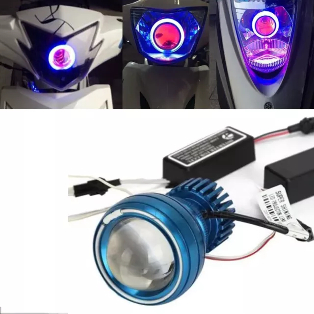 LED Headlight Angel Eye Demon Projector Motorcycle For Honda CBR 600 1000 RR