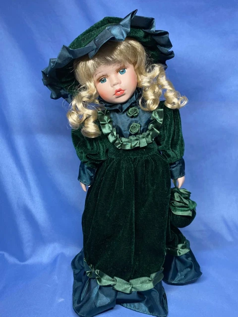 Porcelain doll discount green dress