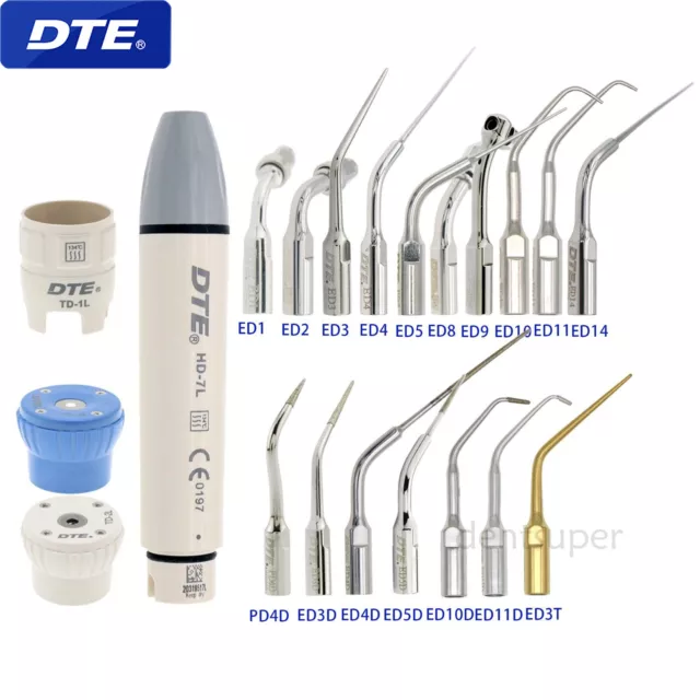 Woodpecker DTE Dental Ultrasonic Scaler LED Handpiece Endo Tips ACTEON SATELEC