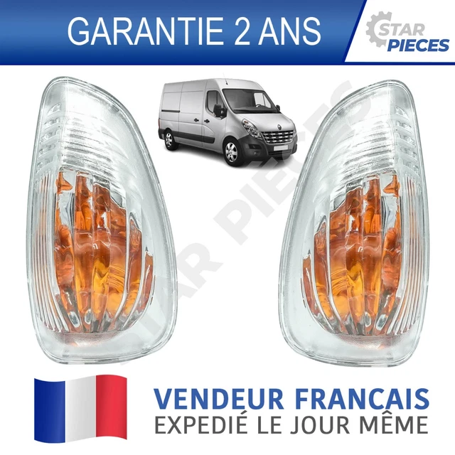 Clignotant De Rétroviseur Extérieur Gauche TYC 325-0152-3 - Compatible Renault Master III, Opel Movano B, Nissan NV400