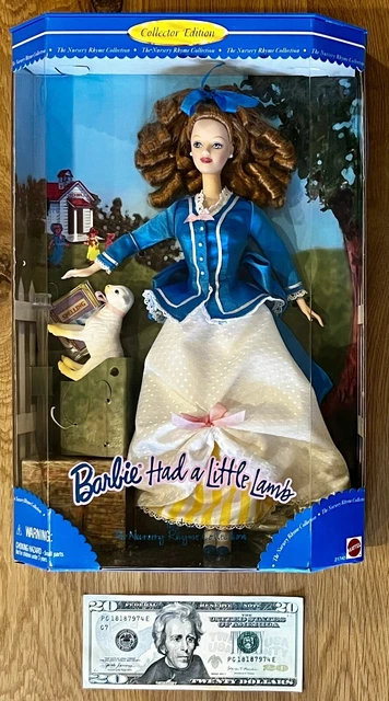 BARBIE Mary Had a Little Lamb Nursery Rhyme Collection Mattel 21740 New NIB MINT