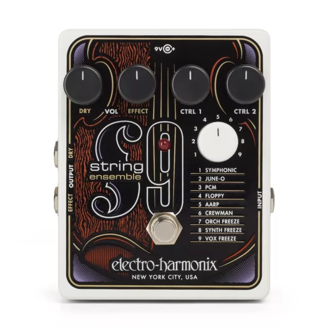 Ehx Electro Harmonix STRING9 Stringa Ensemble Effetti Pedale, Nuovo