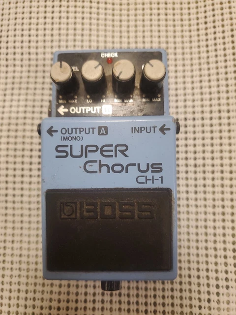 BOSS CH-1 SUPER Chorus (Blue Label) Guitar Effect Pedal