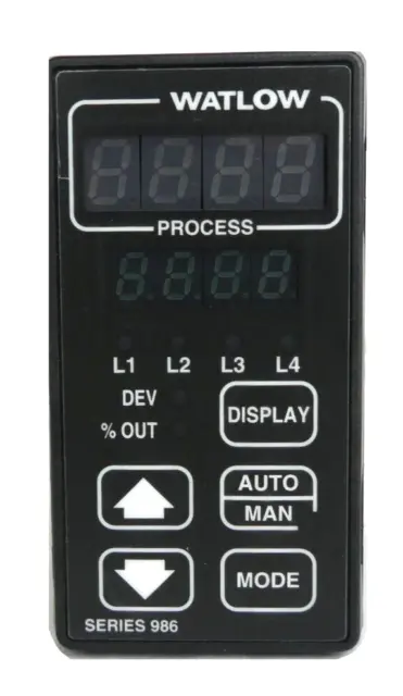 Watlow 986A-20CE-ARRG Temperature Controller Series 986 Working Surplus