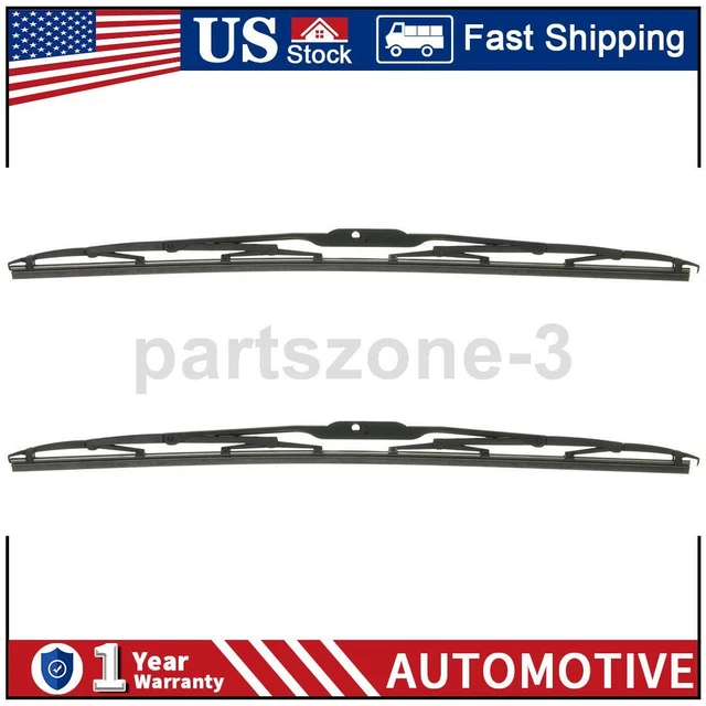 Front Wiper Blades For Ford E-150 Econoline Club Wagon 1997 1996 1995 1994 1993