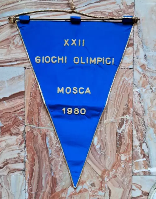 Splendido gagliardetto XXII giochi olimpici 12a olimpiade di Mosca 1980