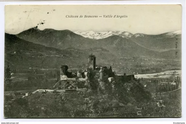 CPA - Carte postale -France - Château de Beaucens - Vallée d'Argelès - 1907