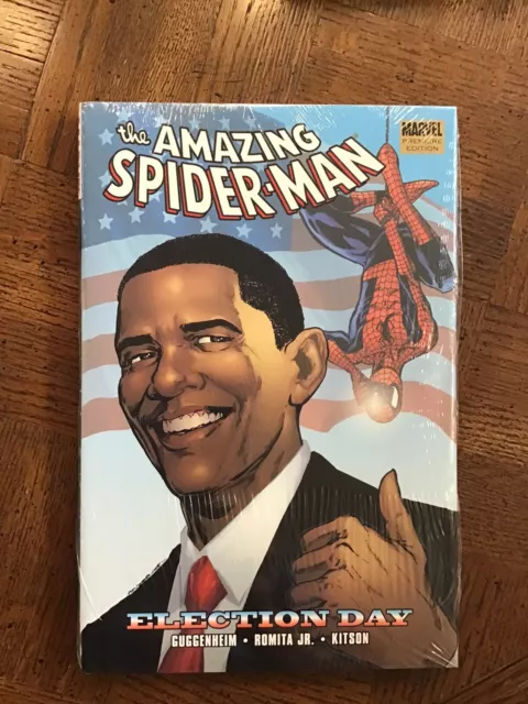 Marvel Comics Amazing Spider-Man Election Day TPB Graphic Novel New Obama Cover