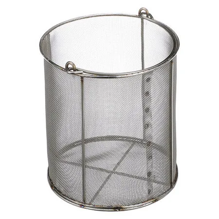 Marlin Steel Wire Products 00-00368205-38 Silver Round Parts Washing Basket,
