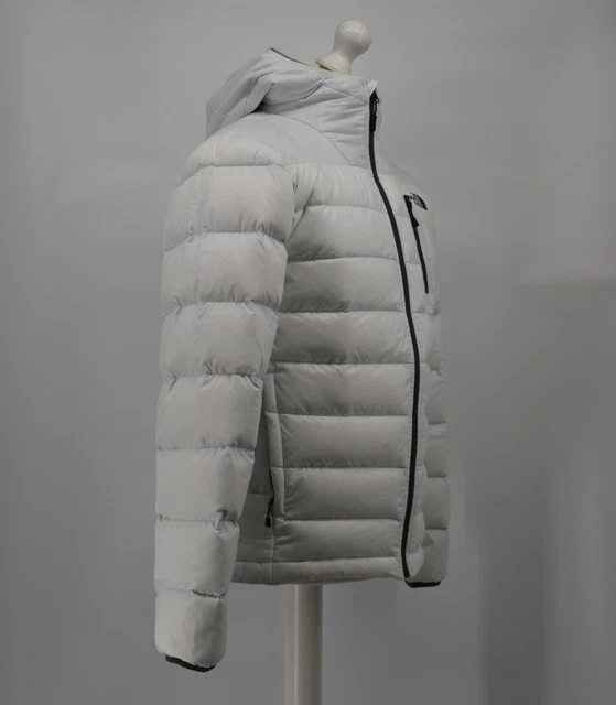 Giacca Con Cappuccio Imbottita Da Uomo Bianca Aconcagua 550 The North Face Nuovo Prezzo £200 7