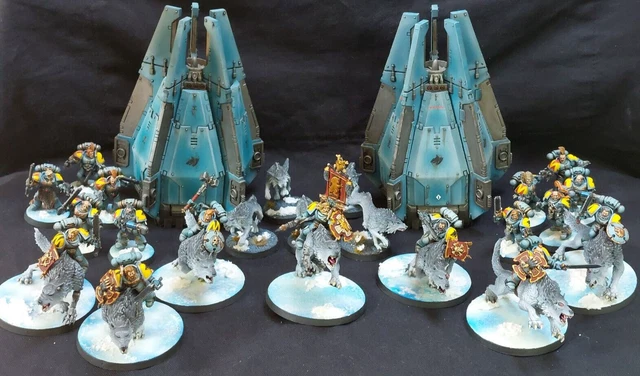 40k Strike Force space marines Pro painted space wolves army ready to ship 40k Strike Force space marines Pro painted space wolves army ready to ship