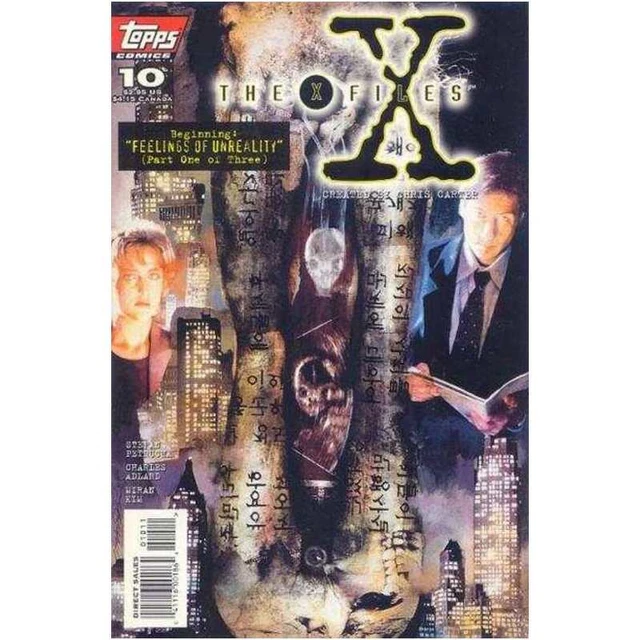 X-Files (1995 series) #10 in Very Fine + condition. Topps comics [s}