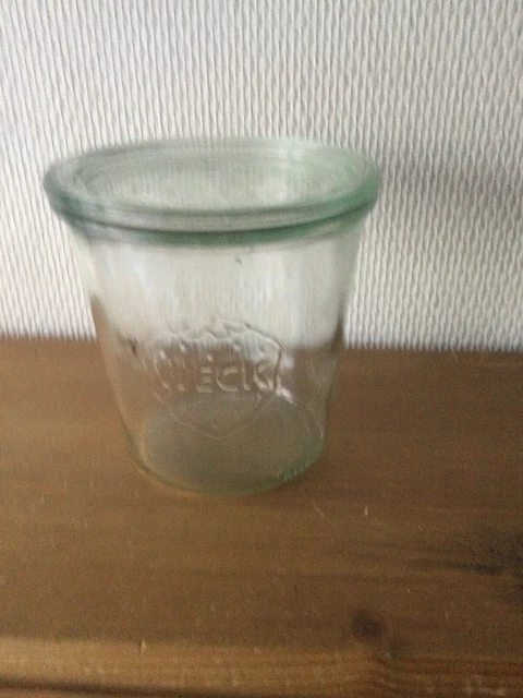 HENKEL POMME POT en verre vintage 70's bocaux Lot de 4 pièces EUR 35,00
