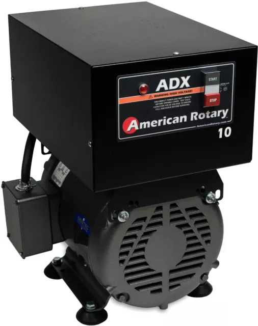 American Rotary Phase Converter ADX10F 10HP Floor 1 to 3 Phase CNC Extreme Duty