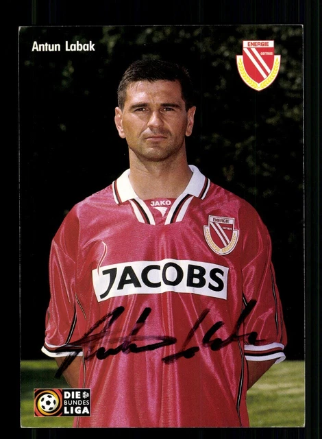 Carte Autographe Felix Magath - VfB Stuttgart 2000-01 - Original Signée