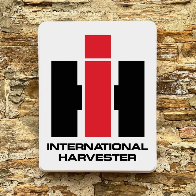 International Harvester Led Illuminated Light Up Box Garage Sign Automobilia