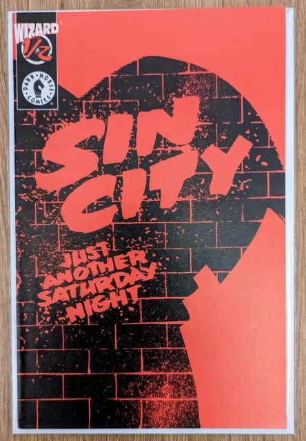 Sin City Just Another Saturday Night #1/2 • Frank Miller • Wizard 1997 • VF+