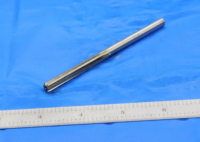 Yankee 1/4" Od Hss Chucking Reamer 0.239 Shank 6 Flute .25 .2500 Onsize Letter E