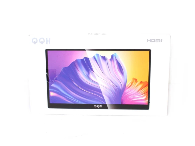 QQH Z12 15.6" Type-C HDMI FHD IPS Portable Monitor (Black)
