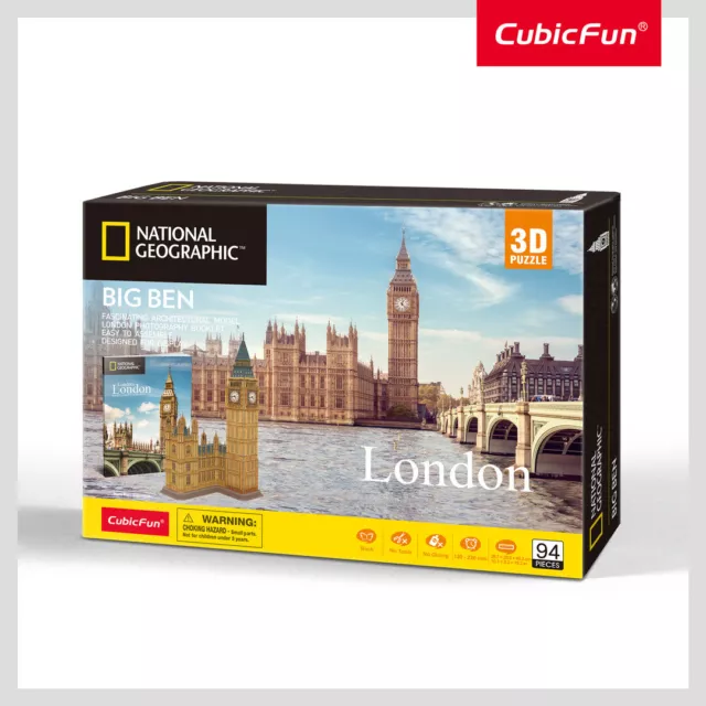 CUBICFUN 3D puzzle NatGeo Big Ben