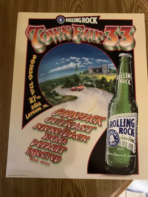 Rolling Rock Town Fair Saturday July 27, 2002 Latrobe, PA 21” X 17”