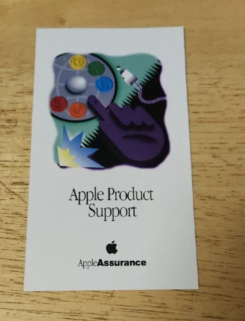 Vintage 1996 Apple Product Support Brochure Computer Ephemera Mac Macintosh Rare