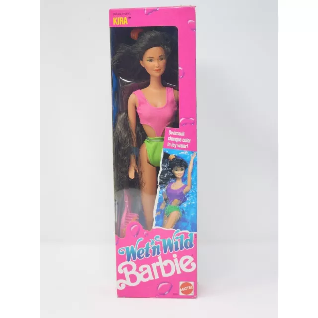Vintage Barbie 1989 Wet N Wild Kira Doll Mattel #4120