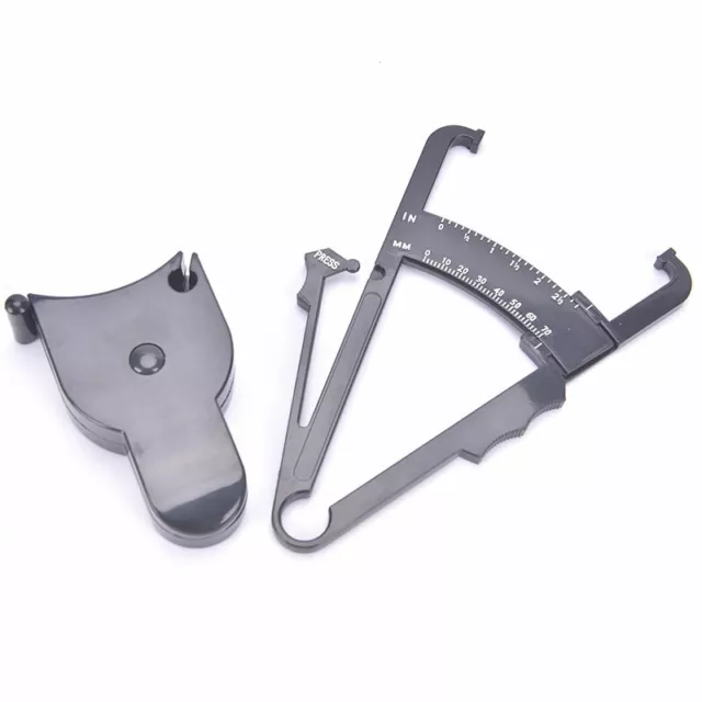 Health Care Skinfold Body Fat Caliper Tester Body Mass Tape Measurement Char-wf