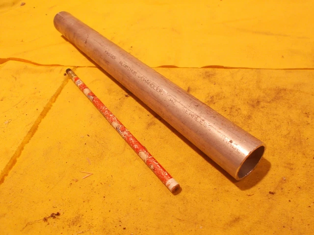 6061 ALUMINUM TUBE machine shop pipe round stock 1 1/8" OD x .065" WALL x 12"